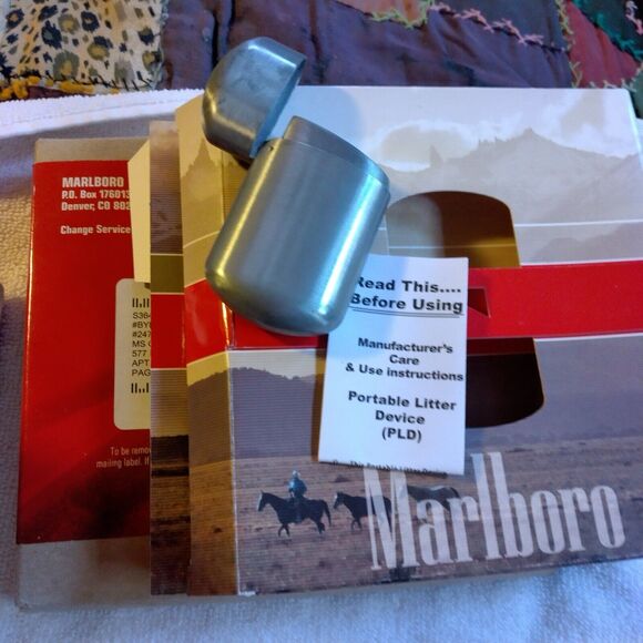 Marlboro star A/T personal A/T litter device 3 catalogs Cowboy Fifty The Last - Picture 3 of 13